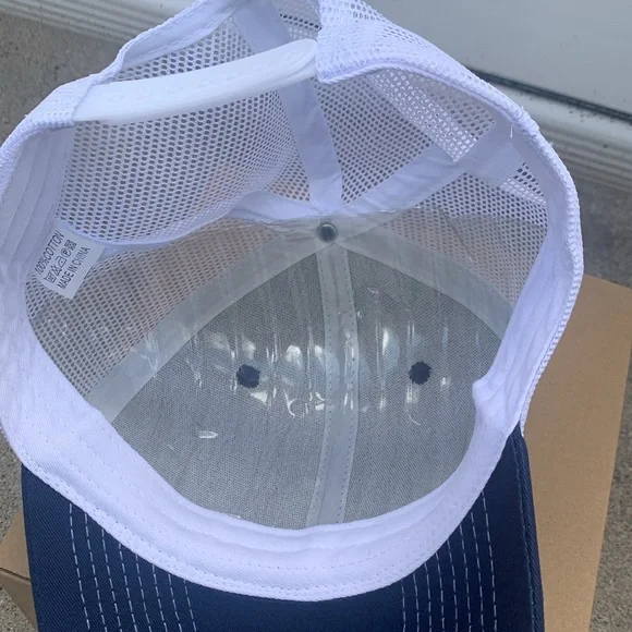 Unisex Mens and Womens Trucker Hat Cap Blue NWT One Size - Picture 7 of 10